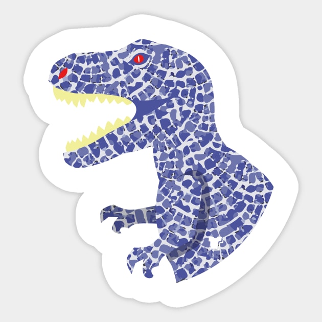 European rex-tile Sticker by justduick